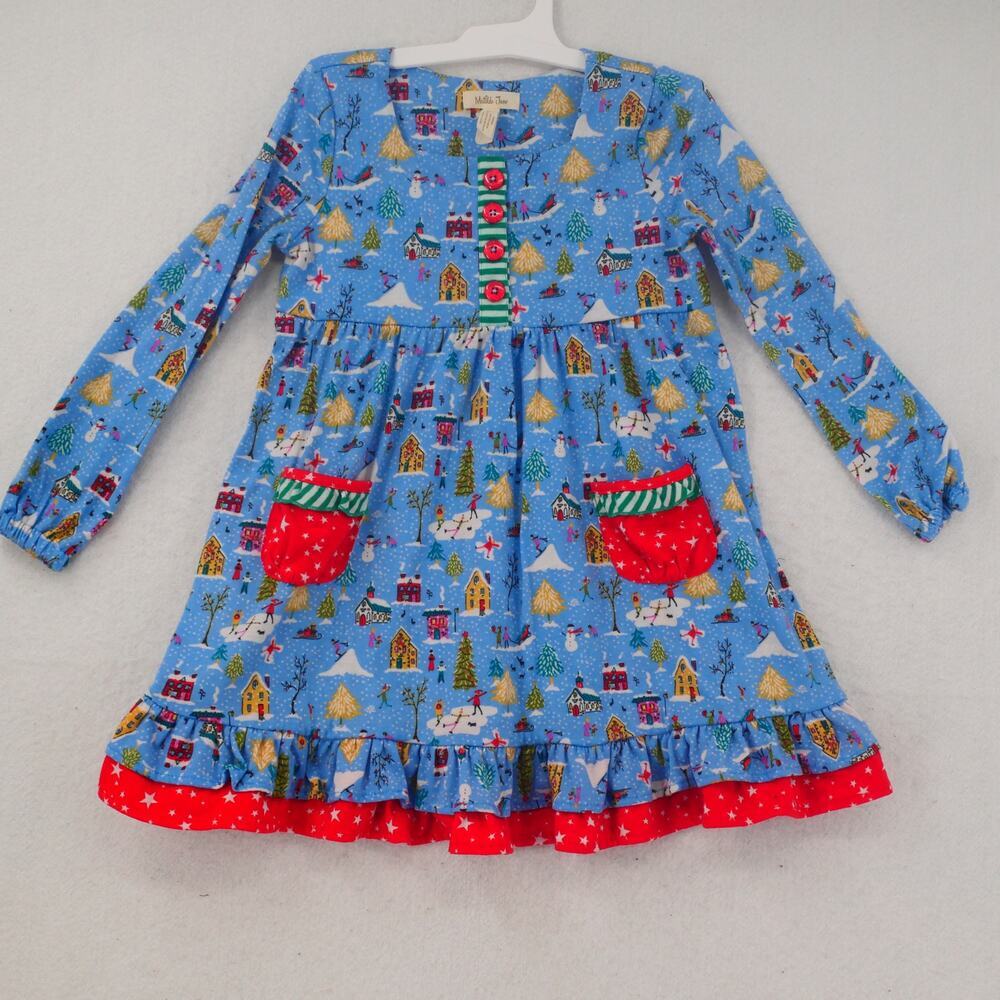 Matilda Jane Girl's 6 Make Believe Winter Solstice Nightgown Christmas
